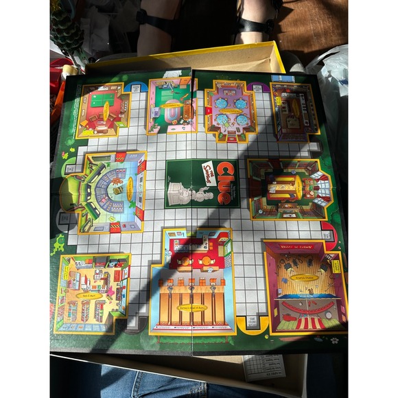 Hasbro Other - The Simpsons Clue Board Game 2002‎ Parker Brothers Springfield Edition READ